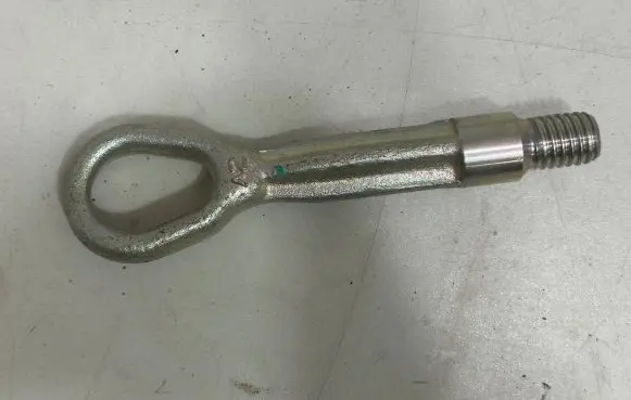 Towing hook eye