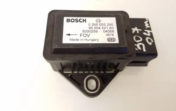 Peugeot 307 ESP acceleration yaw rate sensor 0265005290 9650452180 5000259