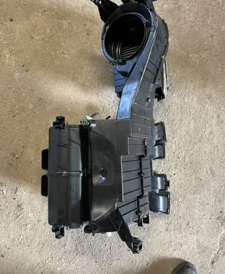 Interior heater climate box assembly