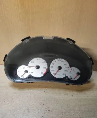 Peugeot 206 Speedometer (instrument cluster) 9648836580 000500803