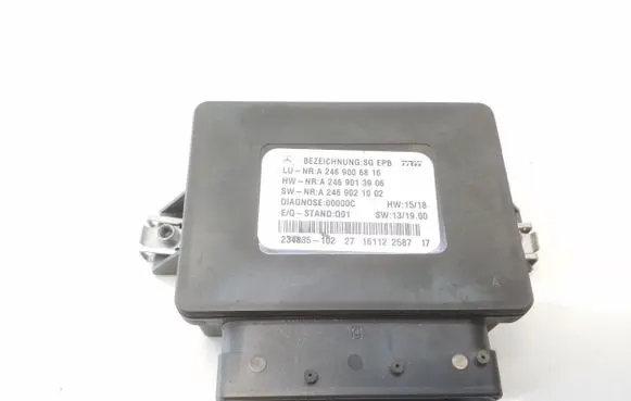 Mercedes-Benz B W246 W242 Hand brake control module A2469006816 A2469013906 A2469021002