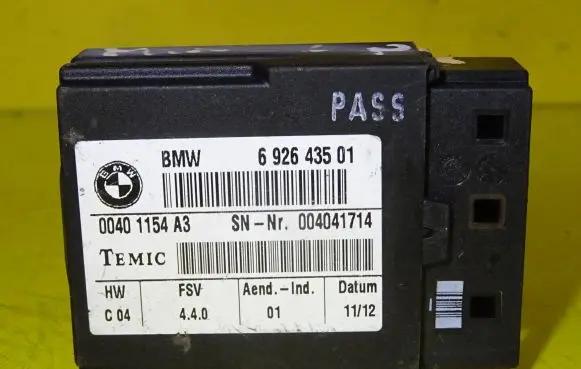 BMW 3 E90 E91 Seat control module 692643501
