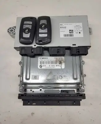 BMW 5 F10 F11 Engine ECU kit and lock set 8572873 9301518 1039S59000