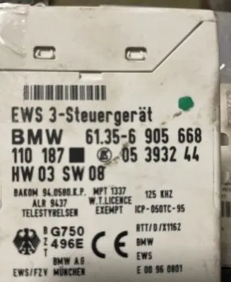 Engine ECU kit and lock set