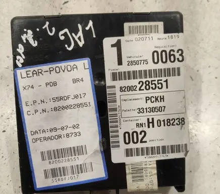 Renault Laguna II Comfort/convenience module 8200228551