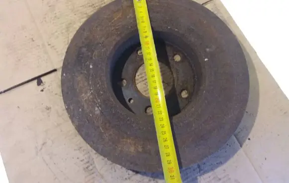 Opel Vivaro Front brake disc