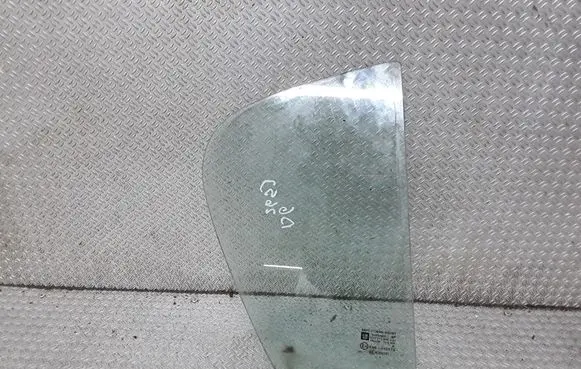 Rear vent window glass
