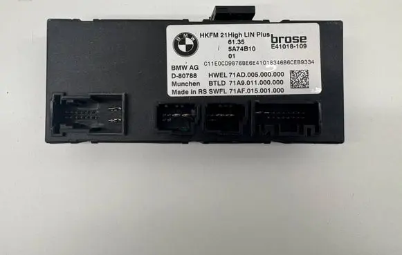 BMW X5 G05 Tailgate/trunk control unit/module 5A74B10 71A9011000000 71AD005000000