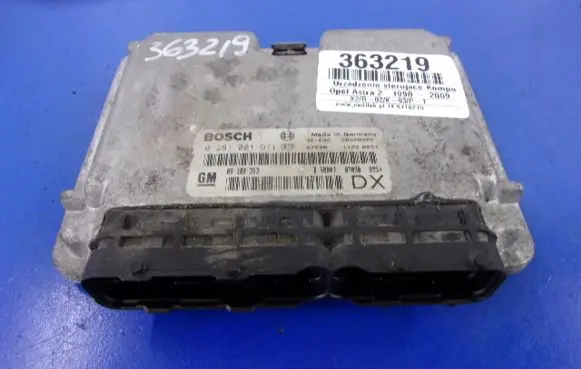 Opel Astra G Engine control unit/module ECU 09180353DX