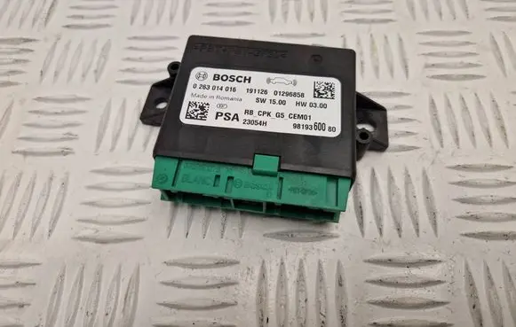 Peugeot Expert Parking PDC control unit/module 9819360080 01296858 191126