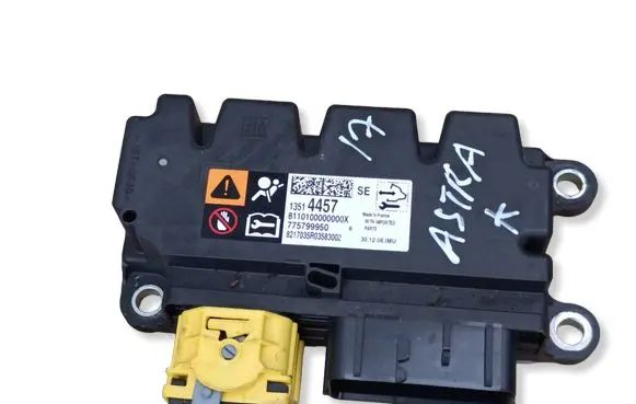 Opel Astra K Airbag control unit/module 13514457 775799950 8110100000000X