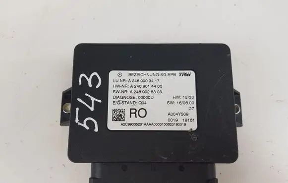 Mercedes-Benz GLA W156 X156 Hand brake control module A2469003417 A2469014406