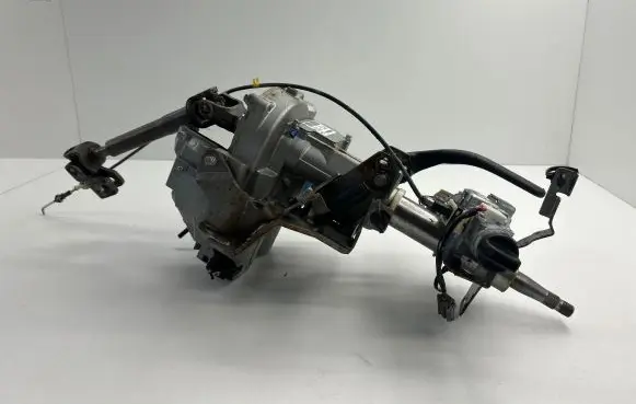 Steering wheel axle set
