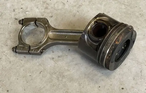 BMW 5 E60 E61 Piston with connecting rod 11257792745