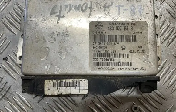 Audi A6 S6 C5 4B Gearbox control unit/module 4B0927156B 0260002514 ZF0501005679