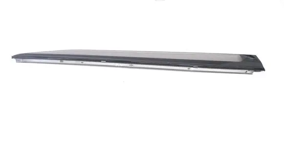 Front door glass trim molding