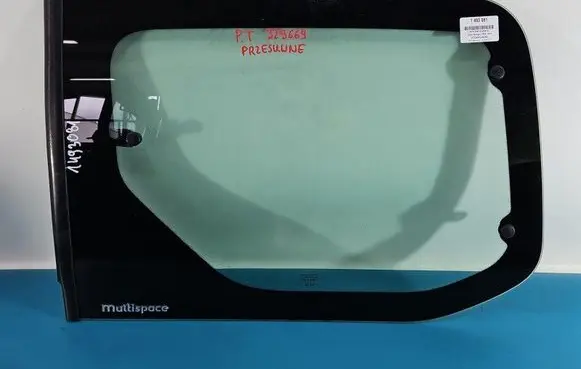 Rear door window glass