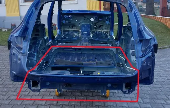 Mercedes-Benz EQC Trunk bottom trim panel MERCEDESEQXWANNA
