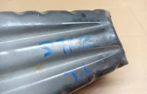 Rear bumper support beam
