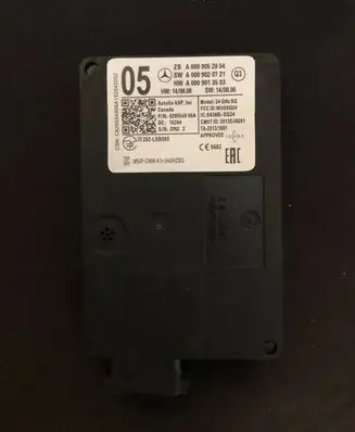 Mercedes-Benz C W205 Distronic sensor radar A0009052804 A0009020721 A0009013503