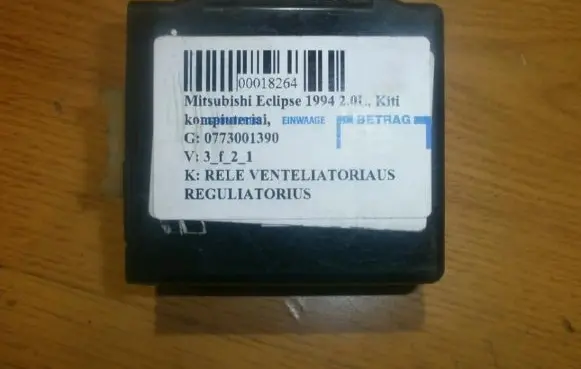 Mitsubishi Eclipse Other control units/modules 0773001390