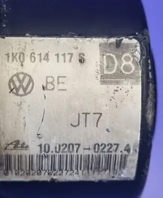 Skoda Octavia Mk2 (1Z) ABS Pump 1K0614117G 1K0614117S 10020702274