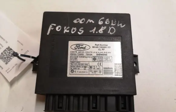 Ford Focus Comfort/convenience module 5WK47230D 98AG15K600DD T83SA