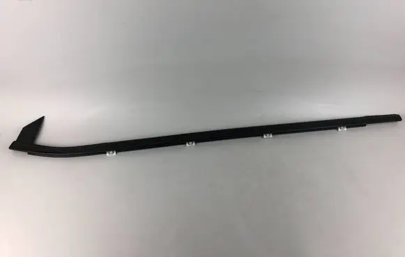 Front door glass trim molding