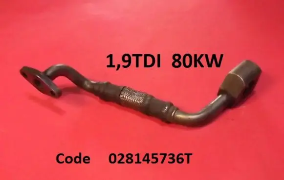 Audi A4 S4 B5 8D Turbo turbocharger oiling pipe/hose 028145736T