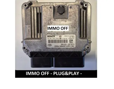 KIA Sportage Engine control unit/module 391012F571 0281018848