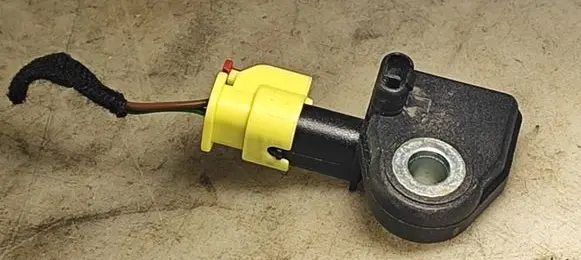 Airbag deployment crash/impact sensor