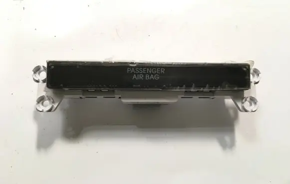 Passenger airbag on/off switch