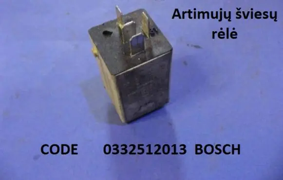 Renault Espace II Light relay 0332512013