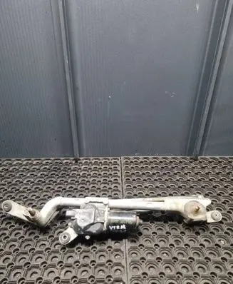 Front wiper linkage and motor