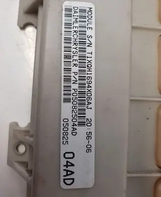 Chrysler Grand Voyager IV Central body control module P05082504AD