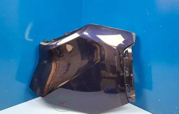 Rear bumper corner part panel trim
