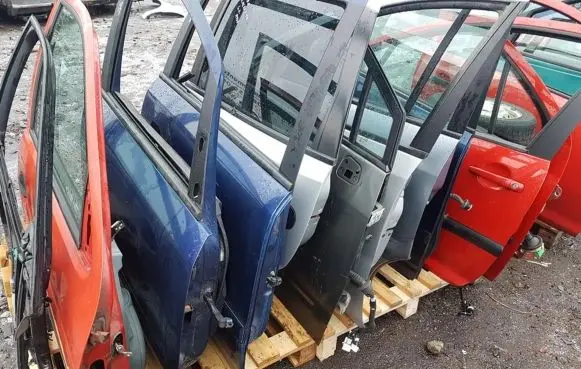 Renault Megane I Front door raudonos