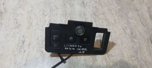 Citroen C4 II Headlight level height control switch 96366692XT