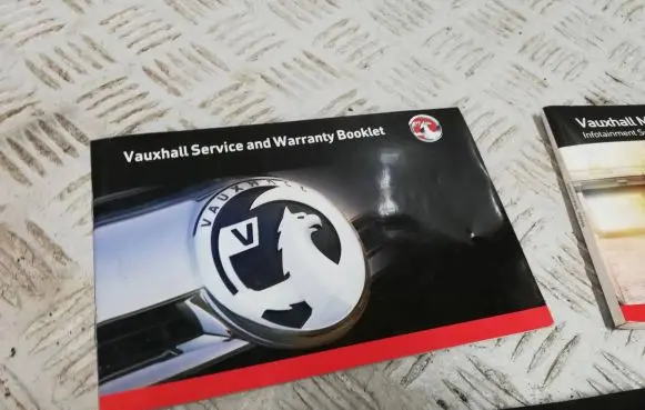 Opel Mokka Owners service history hand book 