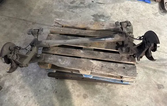 Rear axle beam