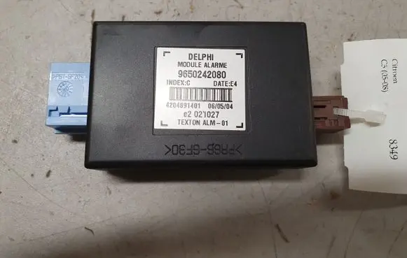 Citroen C5 Alarm control unit/module 9650242080