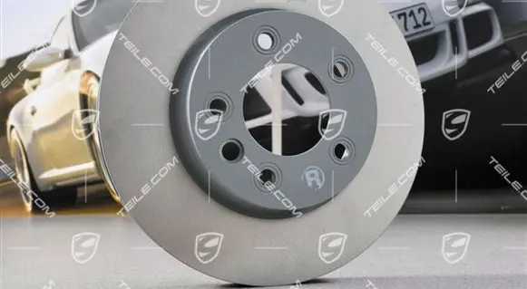 Porsche Cayenne (9PA) Front brake disc 95535140241