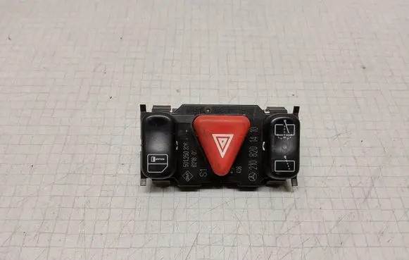 Mercedes-Benz E W210 Hazard light switch 2108201410