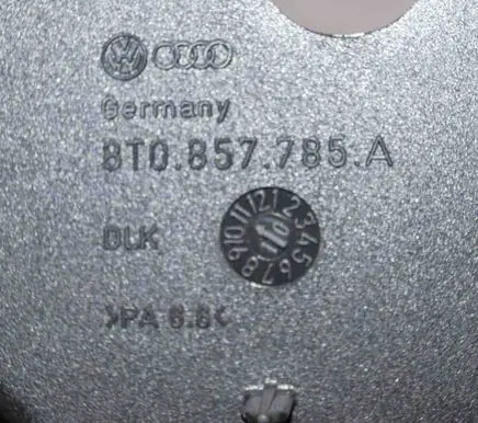 Audi A5 8T 8F Seat belt adjustment motor 8T0857785A