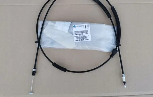 Fiat 500X Engine bonnet/hood lock release cable 0052112496