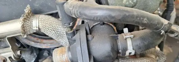 Engine coolant pipe/hose
