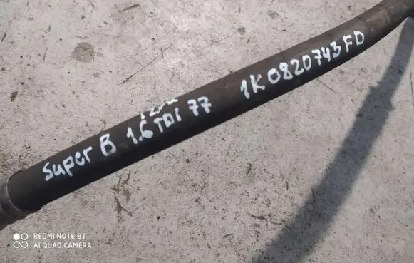 Skoda Superb B6 (3T) Air conditioning (A/C) pipe/hose 1K0820743FD 1610773