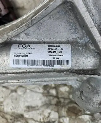 Fiat Ducato Steering rack 01399906080 A012J442 BN0L31500007