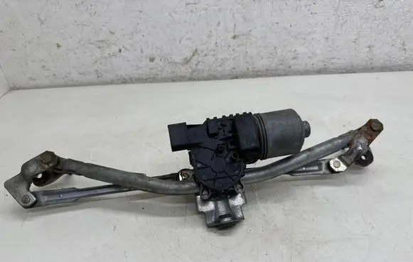 Volkswagen Polo IV 9N3 Front wiper linkage and motor 6Q1955023E