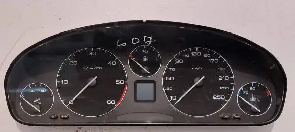 Peugeot 607 Speedometer (instrument cluster) 9648444080 110008883015
